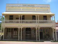 Thorps Building, Ravenswood; two-storey shop completed c. 1903.