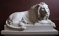 Lion by Thorvaldsen.