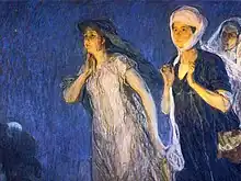 The Three Marys (at Jesus' tomb), 1910. Entered in the 1910 Salon. (From left) Mary Magdalene, Mary, mother of Jesus,  Mary Salome