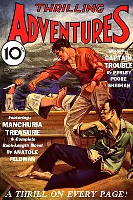 Image 22Adventure novels and short stories were popular subjects for American pulp magazines. (from Adventure fiction)