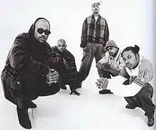 From left to right: Big Syke, Mopreme, 2Pac, Macadoshis, The Rated R