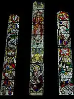 Three-light Grays North Grays/Thurrock church window. Photograph courtesy Roger Going.