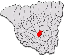 Location in Gorj County