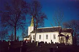 Exterior view of the church (in 2009)