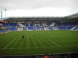 The Tilton Road End of Birmingham City's St Andrew's stadium