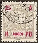 A stamp for the Azores 1906 engraved by Mouchon.