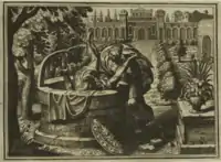 The engraving of 1629–30 by Matthäus Merian, a book illustration.