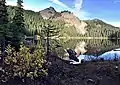 Tinkham Peak reflected in Mirror Lake