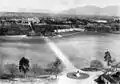 Tundikhel in 1915. The Army Officer's Club has been built on the right.