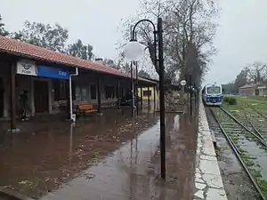 Tire train station