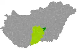 Tiszakécske District within Hungary and Bács-Kiskun County.