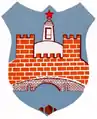 Coat of arms of Titograd during the SFRY times.