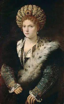 Isabella d'Este, by Titian