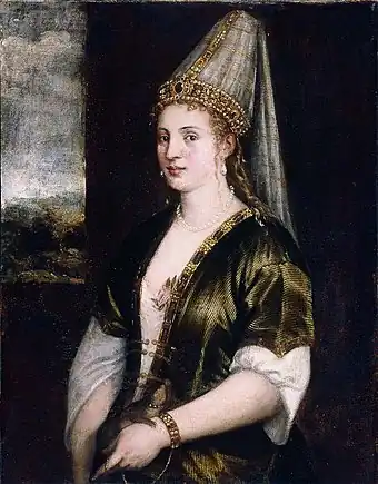 La Sultana Rossa by Titian, 1550s