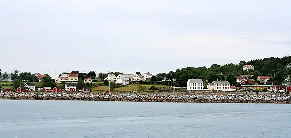 Village of Tjøtta in Alstahaug