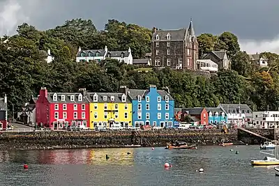 Tobermory waterfront, isle of Mull