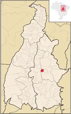 Location in Tocantins