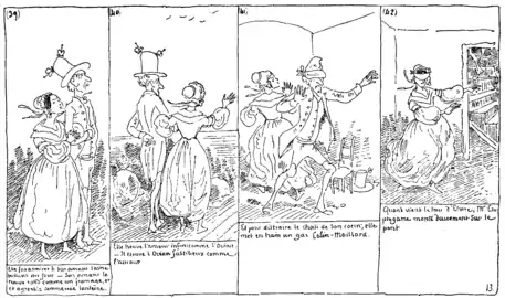 Image 16A page by Rodolphe Töpffer, whose work is considered influential in shaping the comics form. (from History of comics)