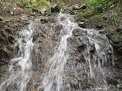 Waterfall in the village