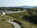 View from Hiruganokōgen Service Area facing south