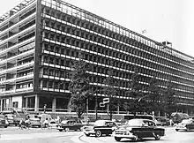 The previous Tokyo Metropolitan Government Building, between 1957 and 1991, in Chiyoda district