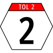 Toll route 2 in Region 2 (North Sumatra)