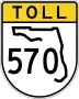 State Road 570 marker