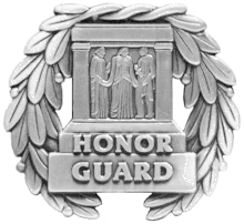 Guard, Tomb of the Unknown Soldier Identification Badge, awarded to eligible sentinels from the Tomb Guard Platoon