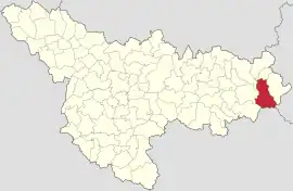 Location in Timiș County