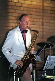 Tommy Whittle playing at a jazz club circa 1990