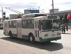 AKSM-101 trolley bus in Tomsk