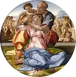 Michelangelo, Doni Tondo, c. 1507, Uffizi