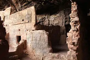 Tonto National Monument, AZ, Room detail