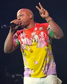 Too Short on stage in West Palm Beach in August 2023