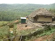 New cabin with elephant proof trench near Top Station