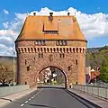 Gatehouse on the bridge over the Main river