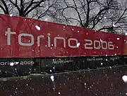 Neuropol (modified) in use in the Torino 2006 wordmark