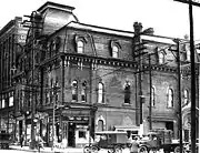 Store fronts in Niagara, 1928.