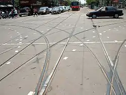 A grand union at Spadina Avenue and Queen Street West in Toronto, Ontario