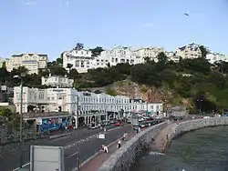 Image 1Part of the seafront of Torquay, south Devon, at high tide (from Devon)