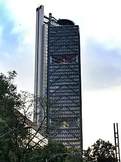 Torre BBVA Bancomer, Mexico.