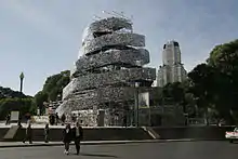 Image 30Marta Minujín's Tower of Babel (2011) (from Culture of Argentina)