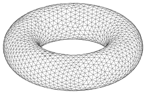 Torus: triangulated by the marching method