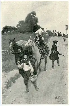 Image 16British Loyalists fleeing to British Canada as depicted in this early 20th century drawing (from American Revolution)