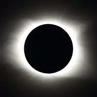 Totality as seen from Newberry, South Carolina