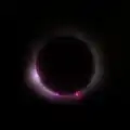 Totality from Biak, Papua, 04:57 UTC