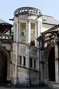 The circular stairway of the Cloister of La Psalette (1524)