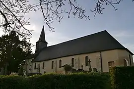 The church in Tourville-en-Auge