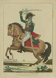 Image 12As the unofficial leader of the revolution, Toussaint L'Ouverture is considered the father of Haiti. (from History of Haiti)