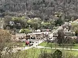 View of Town of Hot Springs, NC